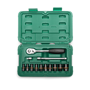 JUEGO DE 13 COPAS EXTRACTORAS PARA TORNILLOS Y TUERCAS DAÑADAS 1/4” Y 3/8”, SATA BOLTBITER REF ST09137