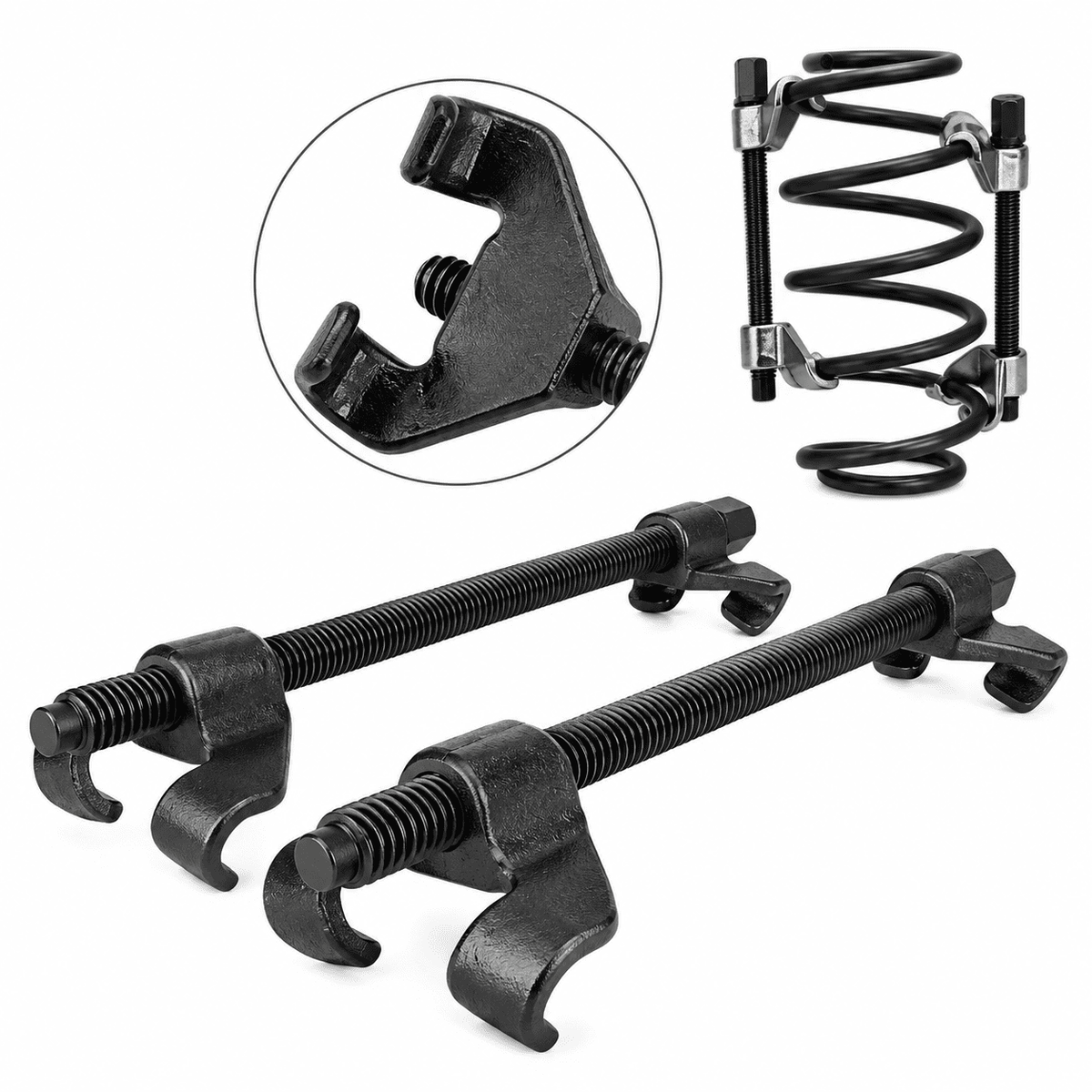 COMPRESOR DE RESORTES Y ESPIRALES PARA AMORTIGUADOR 370 MM, RACING TOOLS ESP-01