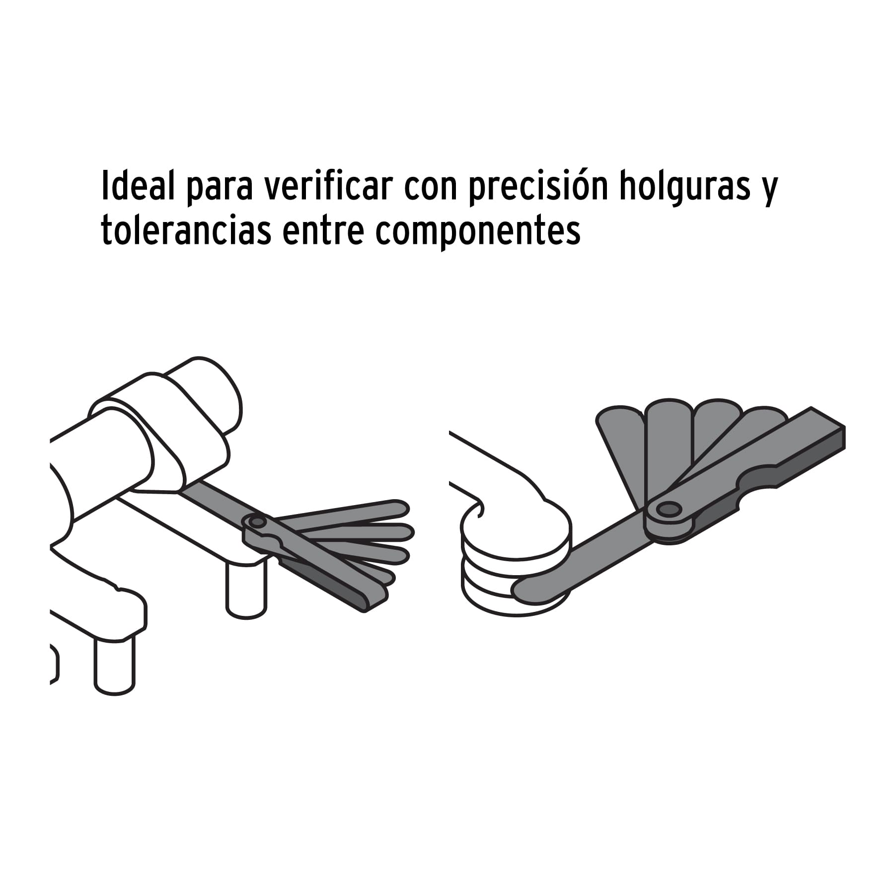 CALIBRADOR DE HOJAS TRUPER DE 26 LÁMINAS EN MM Y PULGADAS, REF 14396