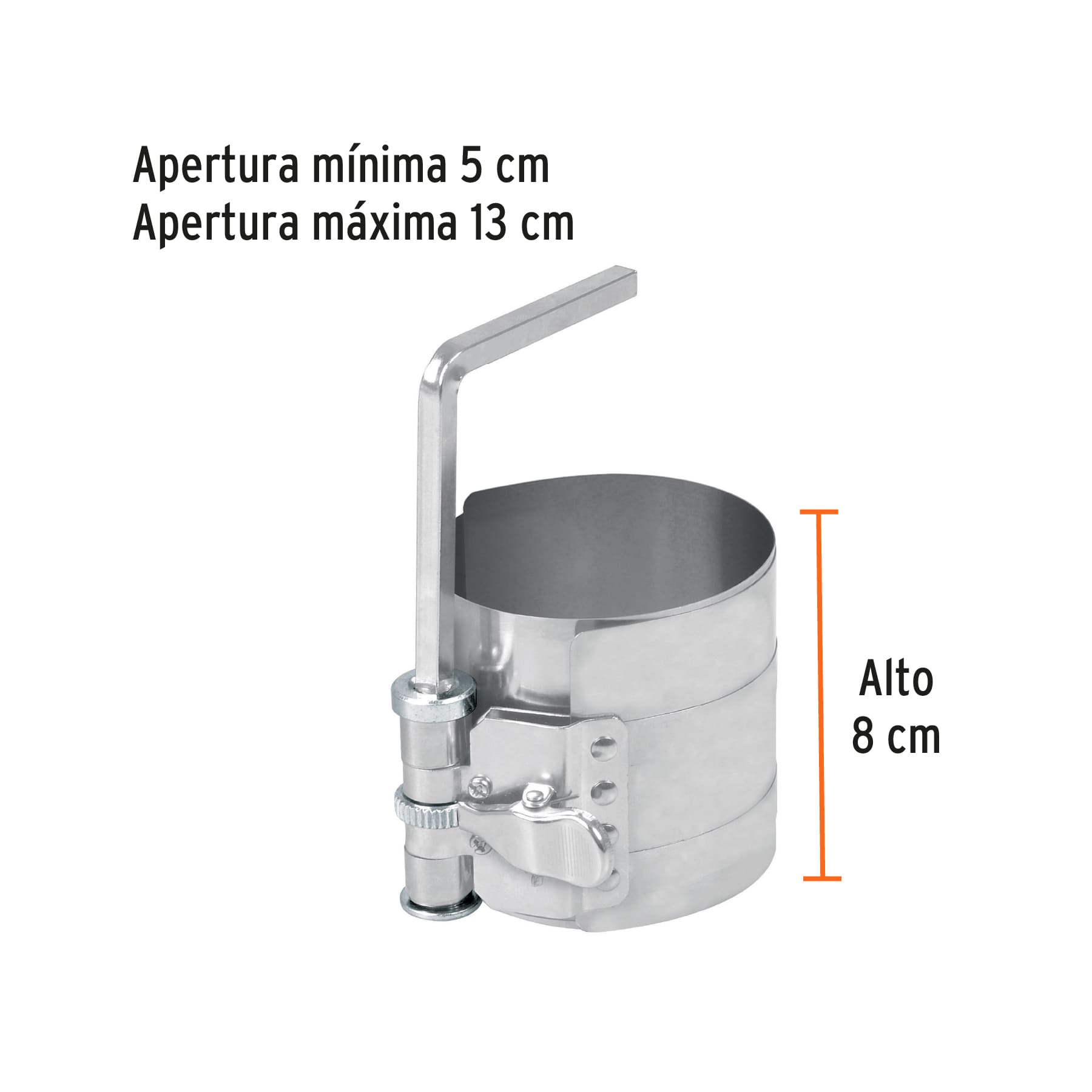 CIERRA ANILLOS O COMPRESOR PARA ANILLOS DE PISTÓN TRUPER, REF 14536