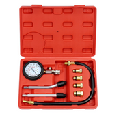 Compresímetro para Prueba de Compresión de Motor Gasolina 0-300 PSI 8 Piezas