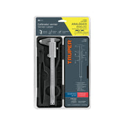 Calibrador Vernier Analógico 6” Acero Inoxidable MM y Pulgadas Truper Ref 14394