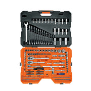 JUEGO MAESTRO DE HERRAMIENTAS PARA MECÁNICO 211 PIEZAS, 1/4”, 3/8” Y 1/2”, MÉTRICO Y PULGADAS, TRUPER REF 15695
