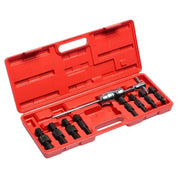 EXTRACTOR DE RODAMIENTOS INTERNOS CON MARTILLO CORREDIZO 9 PIEZAS, 8 A 32 MM