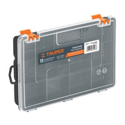 ORGANIZADOR DE 9” CON 11 COMPARTIMENTOS PARA PIEZAS PEQUEÑAS TRUPER, REF 10035
