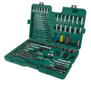 JUEGO MAESTRO DE COPAS, LLAVES Y HERRAMIENTAS SATA DE 190 PIEZAS, MÉTRICAS Y EN PULGADAS, REF ST109543
