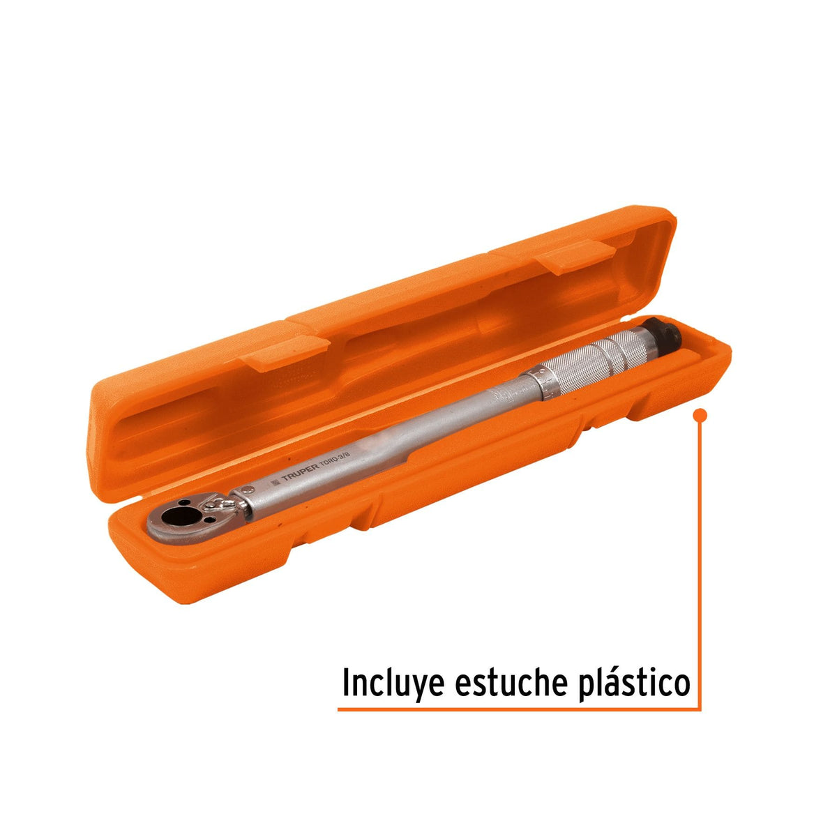 TORQUÍMETRO DE TRUENO 3/8” 5–80 LB FT / 7–108 NM, TRUPER REF 13567
