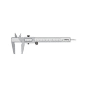 CALIBRADOR VERNIER ESCOLAR PRETUL DE 5”, MEDICIÓN EN MM Y PULGADAS, REF 21454
